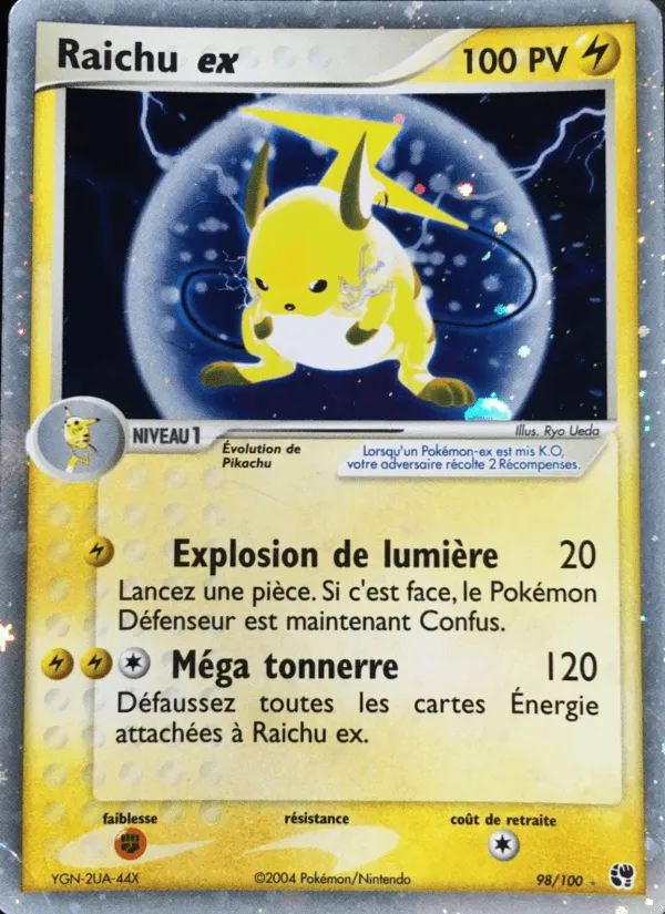 Raichu ex · EX Tempête de sable 98/100