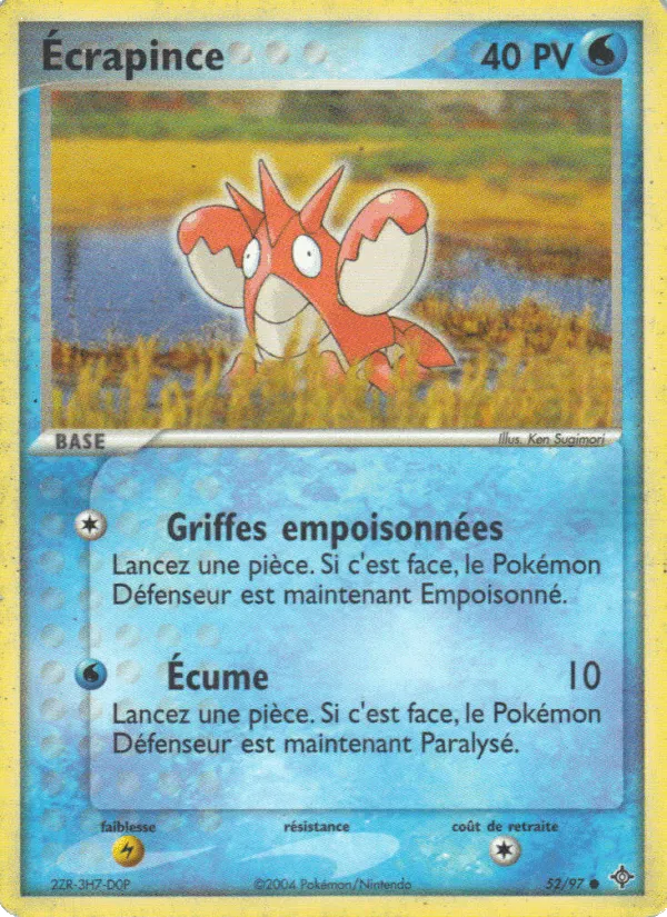 Écrapince · EX Dragon 52/97