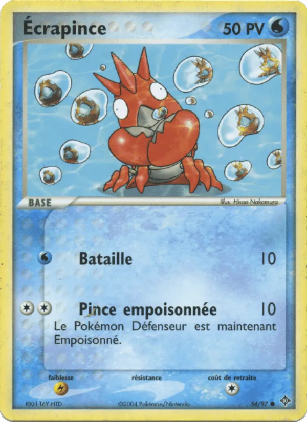 Écrapince · EX Dragon 54/97