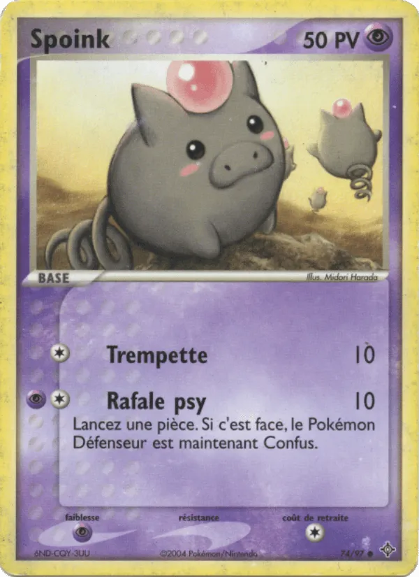 Spoink · EX Dragon 74/97