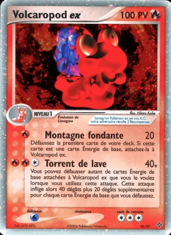 Volcaropod ex · EX Dragon 95/97