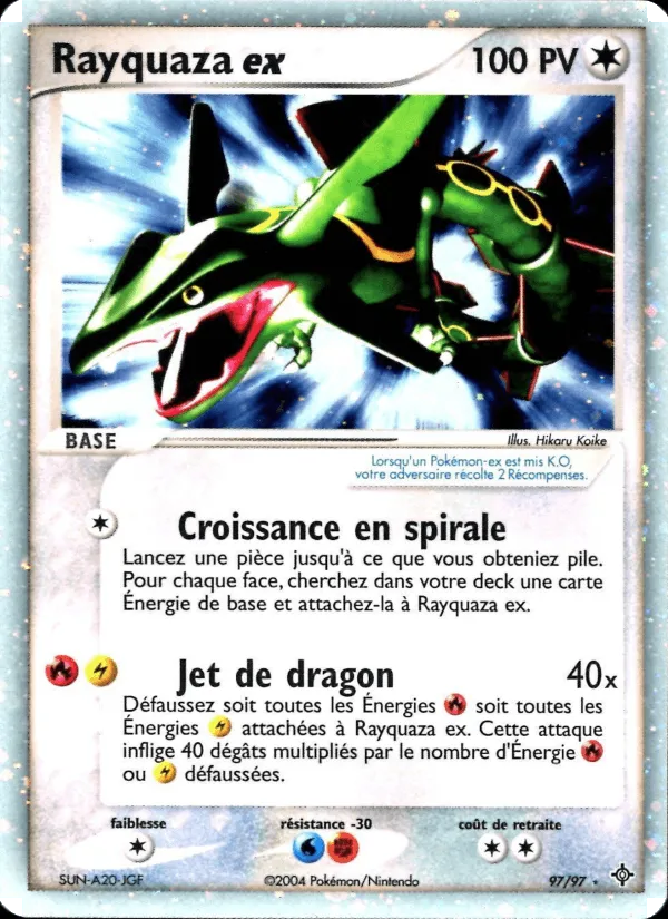 Rayquaza ex · EX Dragon 97/97