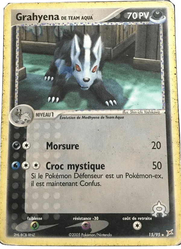 Grahyena de Team Aqua · EX Team Magma vs Team Aqua 15/95