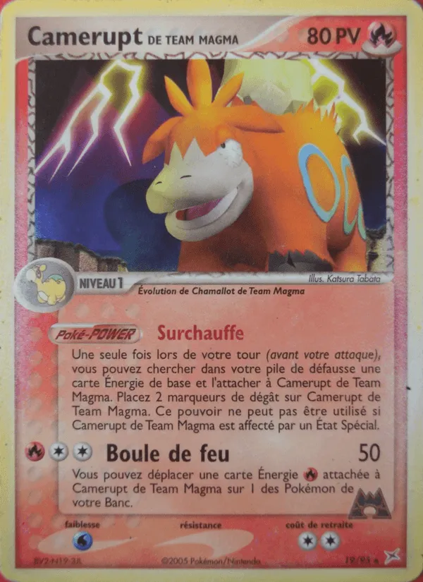 Camerupt de Team Magma · EX Team Magma vs Team Aqua 19/95