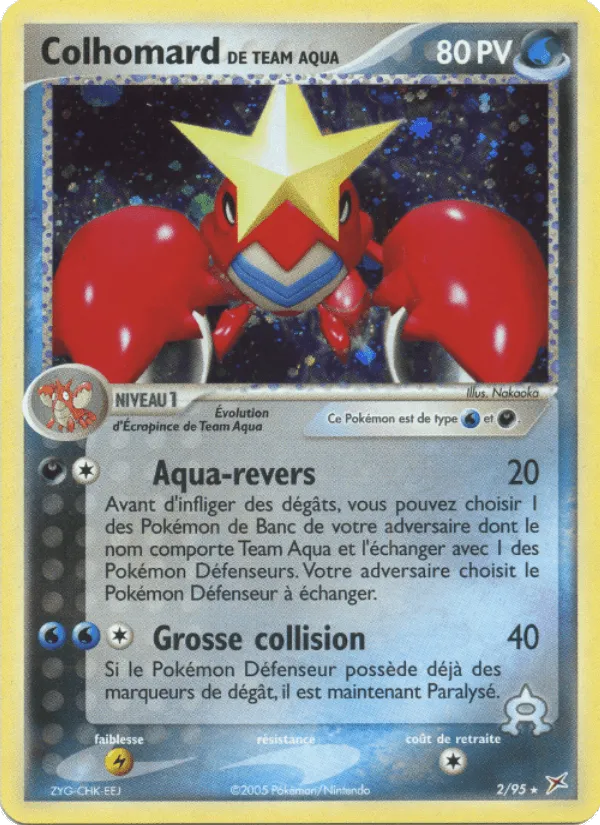Colhomard de Team Aqua · EX Team Magma vs Team Aqua 2/95