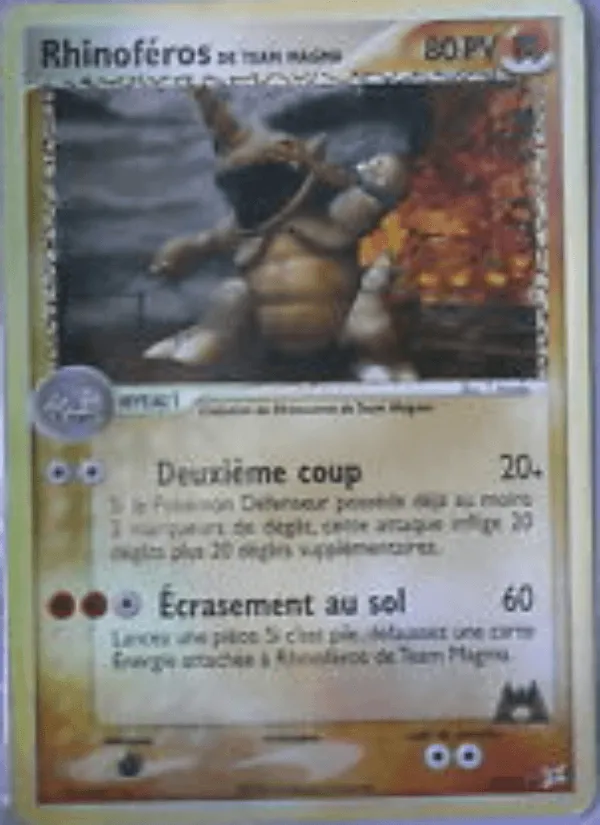 Rhinoféros de Team Magma · EX Team Magma vs Team Aqua 22/95