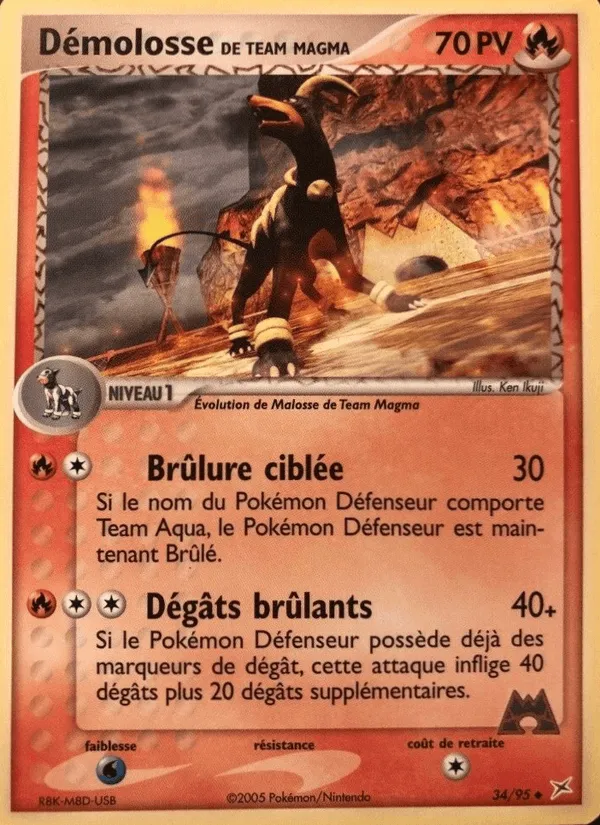Démolosse de Team Magma · EX Team Magma vs Team Aqua 34/95