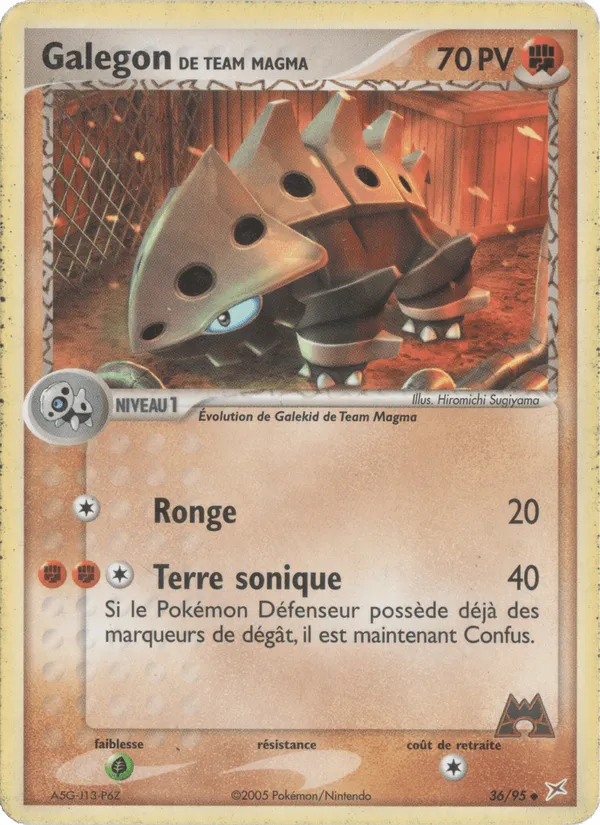 Galegon de Team Magma · EX Team Magma vs Team Aqua 36/95