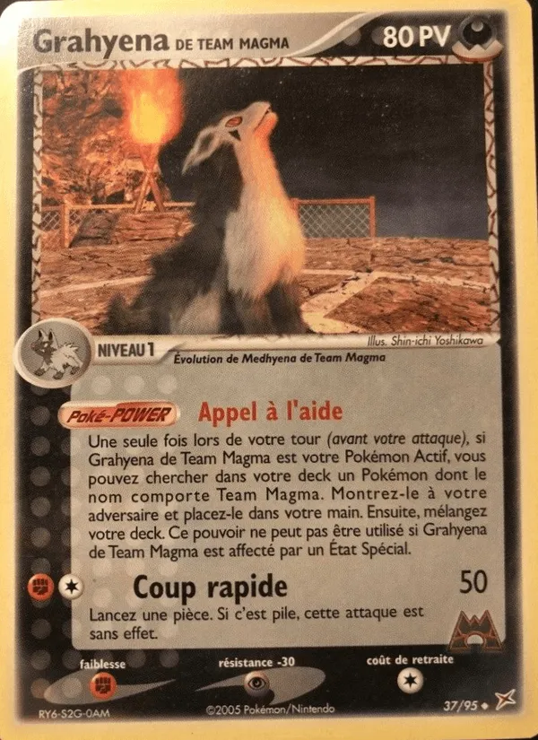Grahyena de Team Magma · EX Team Magma vs Team Aqua 37/95