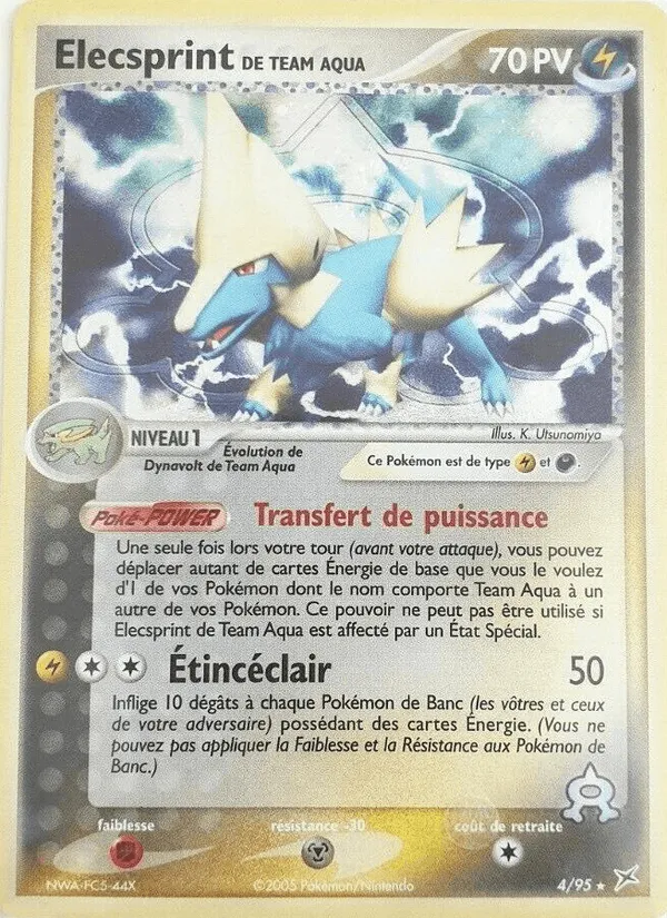 Elecsprint de Team Aqua · EX Team Magma vs Team Aqua 4/95