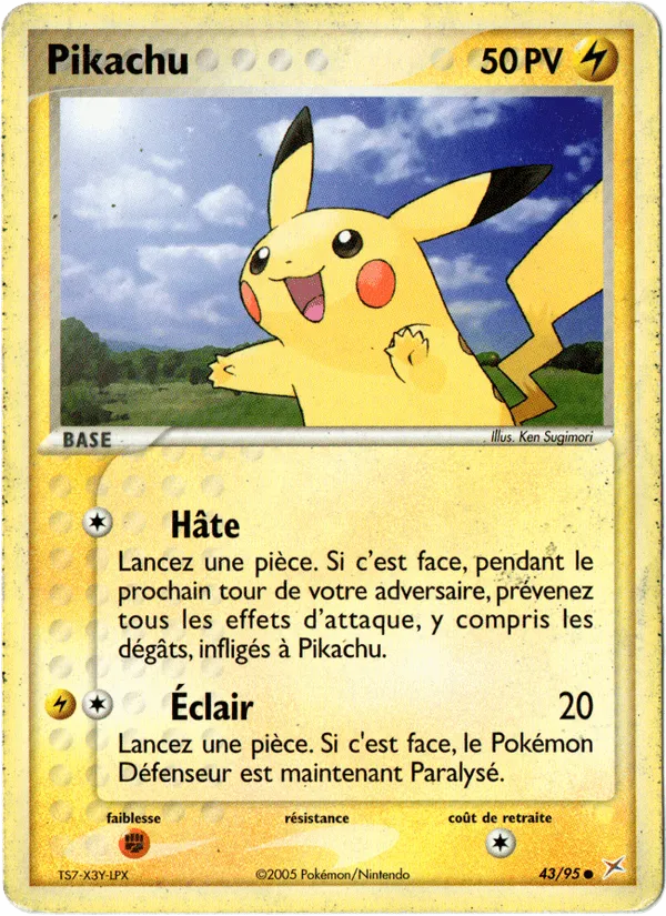 Pikachu · EX Team Magma vs Team Aqua 43/95