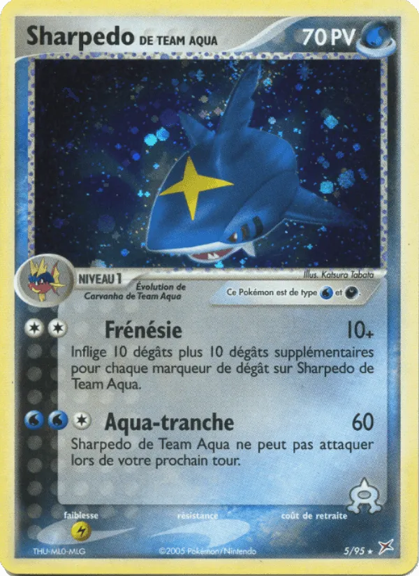 Sharpedo de Team Aqua · EX Team Magma vs Team Aqua 5/95