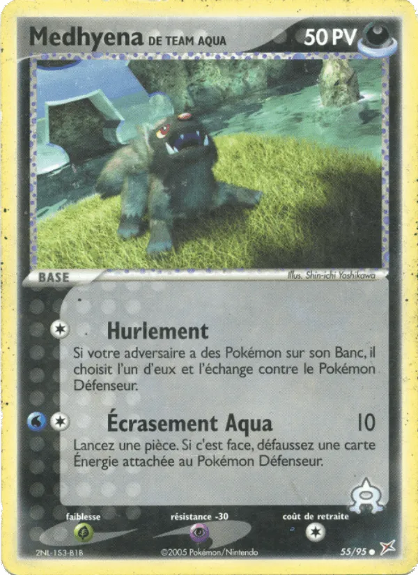 Medhyena de Team Aqua · EX Team Magma vs Team Aqua 55/95
