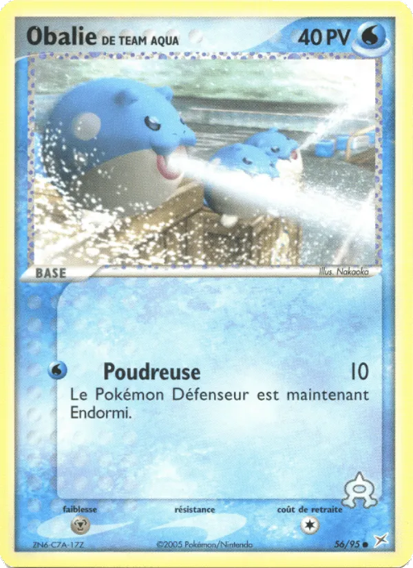 Obalie de Team Aqua · EX Team Magma vs Team Aqua 56/95