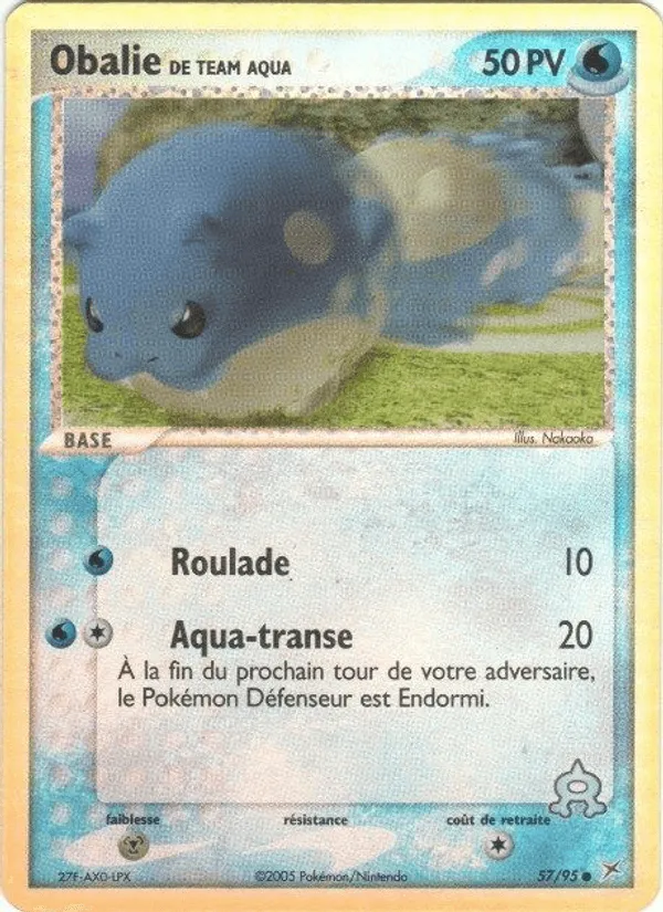 Obalie de Team Aqua · EX Team Magma vs Team Aqua 57/95