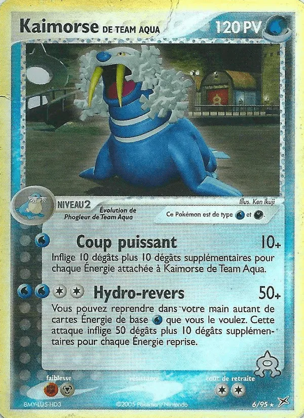Kaimorse de Team Aqua · EX Team Magma vs Team Aqua 6/95