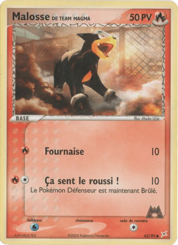 Malosse de Team Magma · EX Team Magma vs Team Aqua 62/95