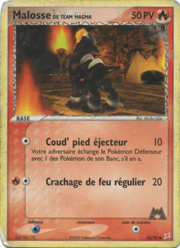 Malosse de Team Magma · EX Team Magma vs Team Aqua 63/95