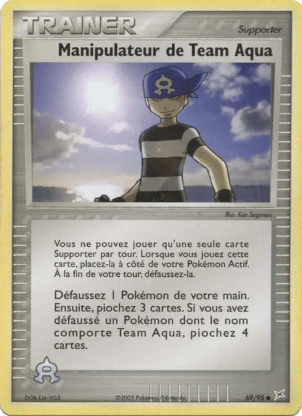 Manipulateur de Team Aqua · EX Team Magma vs Team Aqua 69/95