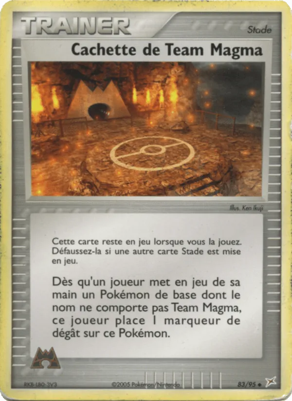 Cachette de Team Magma · EX Team Magma vs Team Aqua 83/95