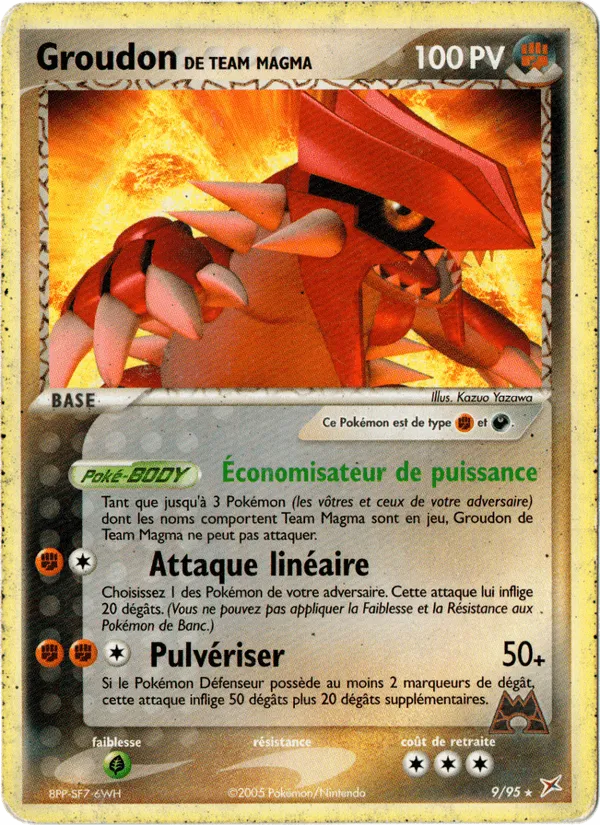 Groudon de Team Magma · EX Team Magma vs Team Aqua 9/95