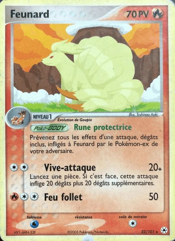 Feunard · EX Légendes Oubliées 22/101