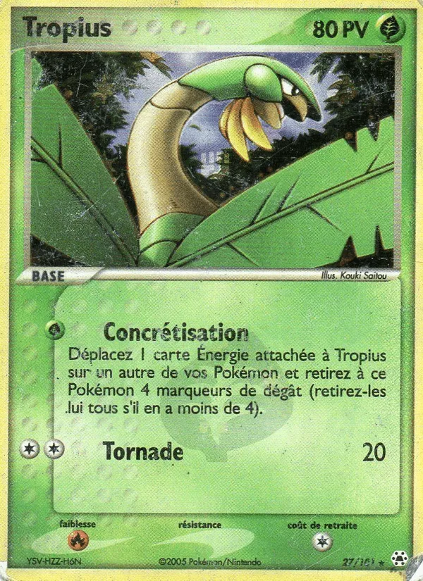 Tropius · EX Légendes Oubliées 27/101