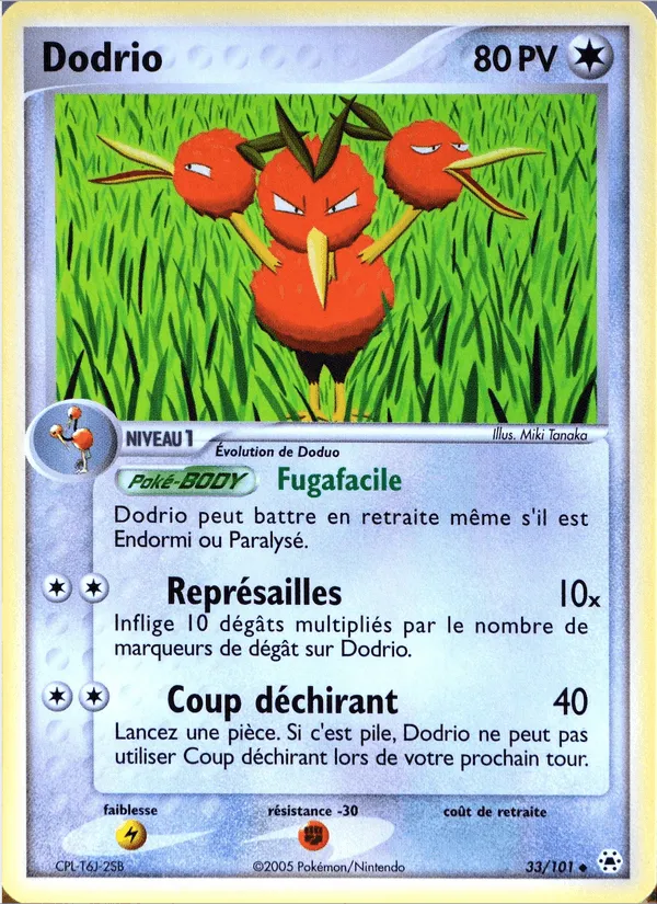Dodrio · EX Légendes Oubliées 33/101