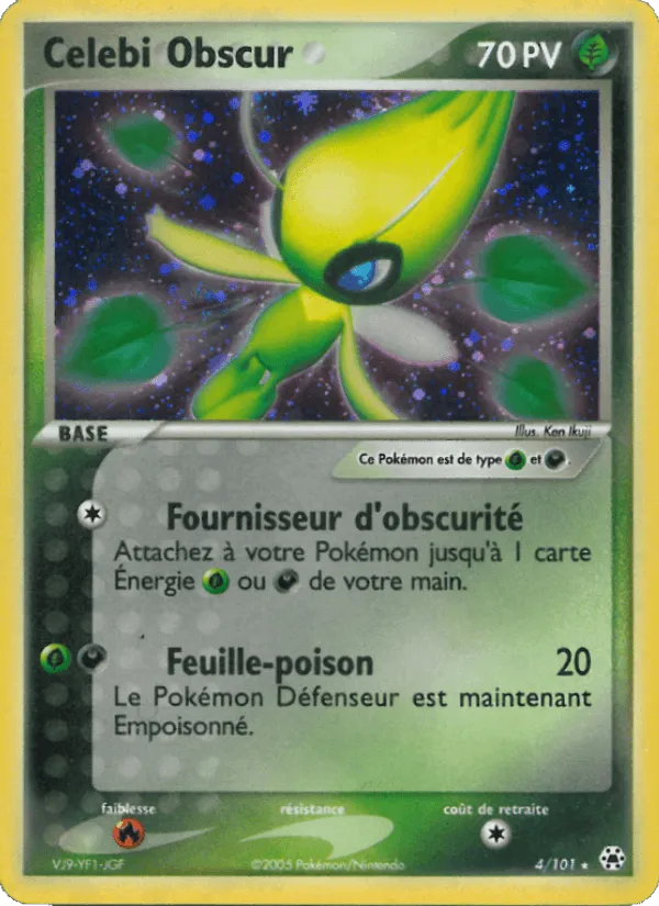 Celebi Obscur · EX Légendes Oubliées 4/101