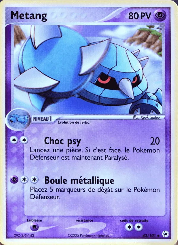 Métang · EX Légendes Oubliées 43/101