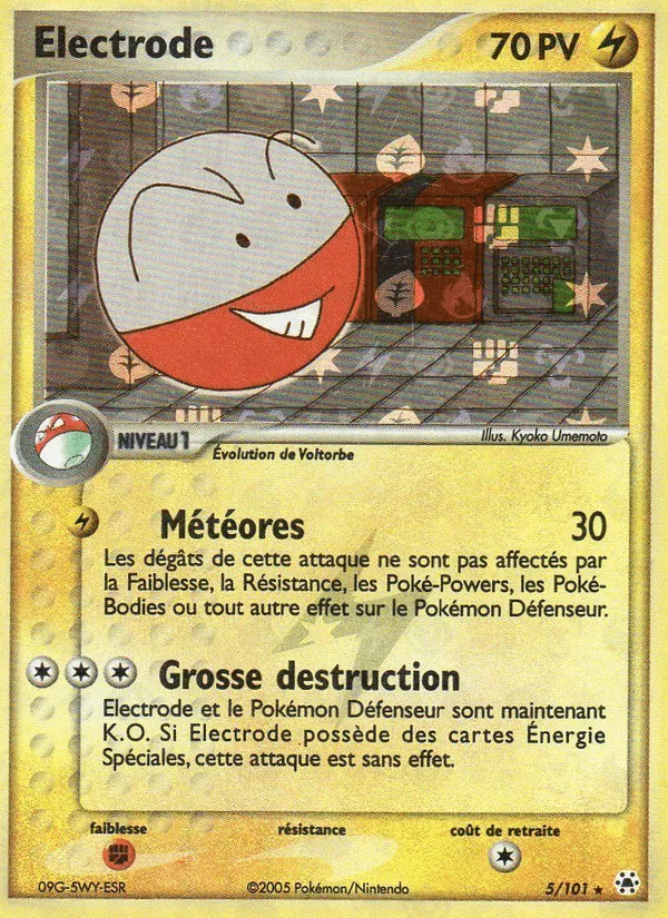 Électrode · EX Légendes Oubliées 5/101