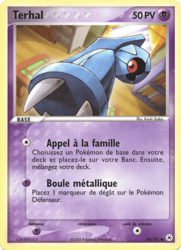 Terhal · EX Légendes Oubliées 54/101
