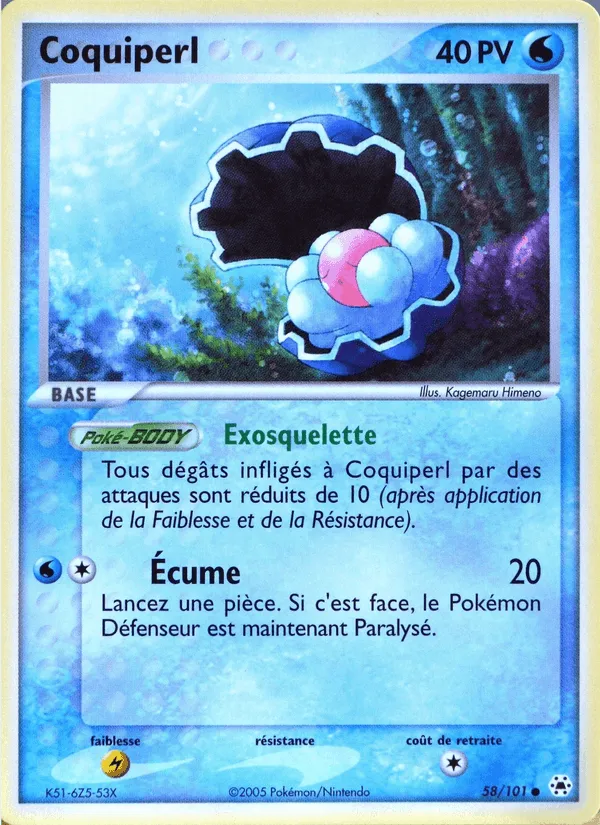 Coquiperl · EX Légendes Oubliées 58/101