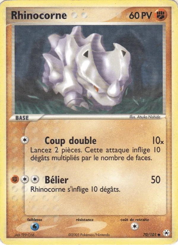 Rhinocorne · EX Légendes Oubliées 70/101