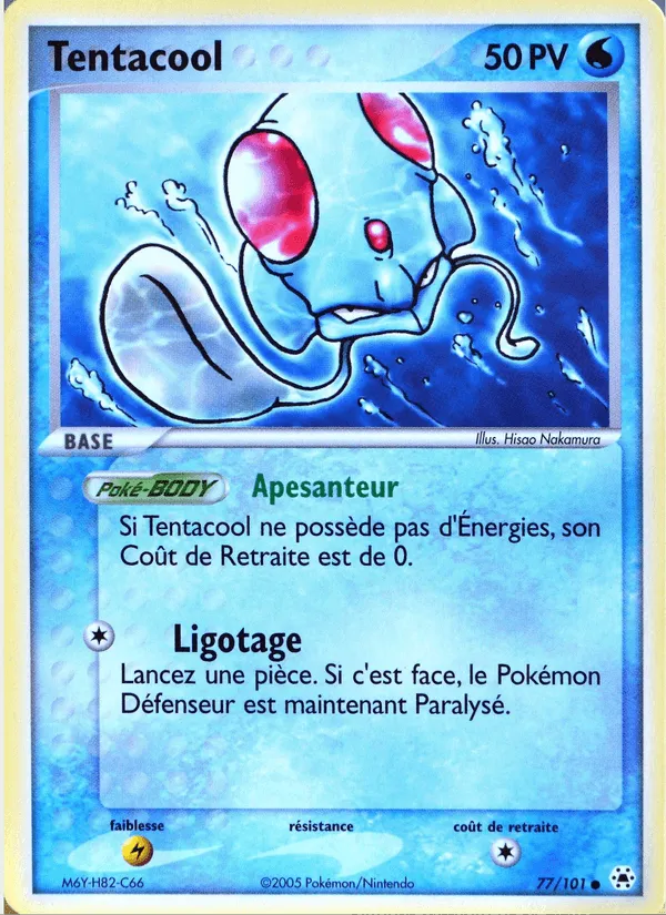 Tentacool · EX Légendes Oubliées 77/101