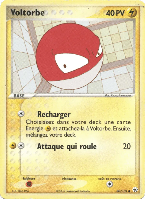Voltorbe · EX Légendes Oubliées 80/101