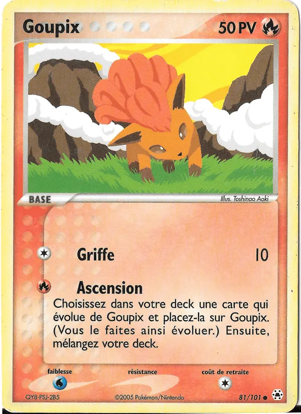 Goupix · EX Légendes Oubliées 81/101
