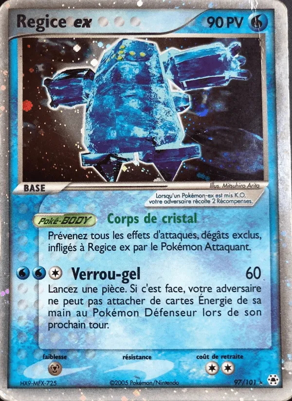 Regice ex · EX Légendes Oubliées 97/101