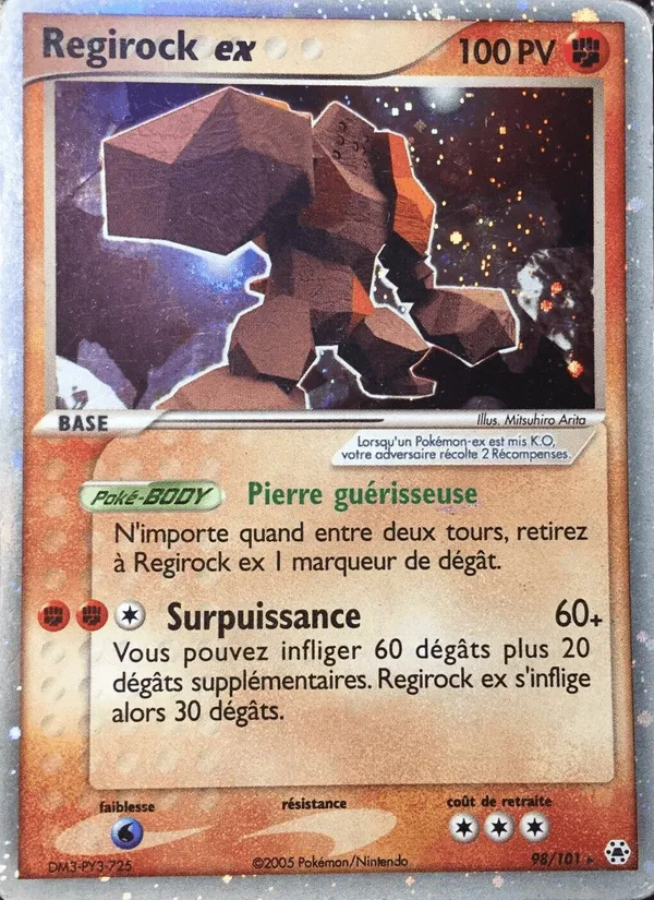 Regirock ex · EX Légendes Oubliées 98/101
