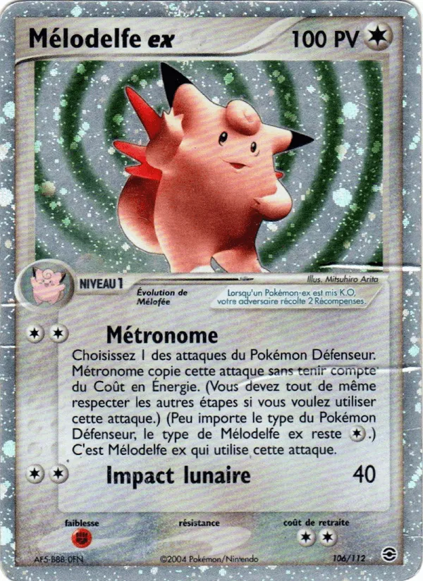 Mélodelfe ex · EX Rouge Feu & Vert Feuille 106/112