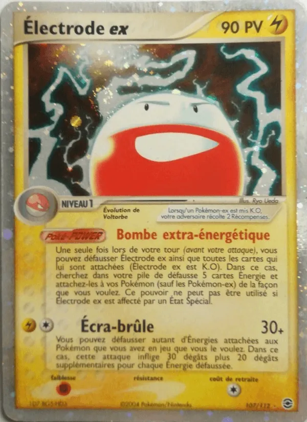 Électrode ex · EX Rouge Feu & Vert Feuille 107/112