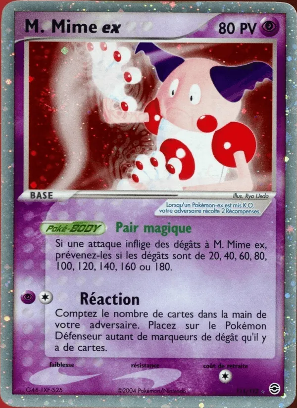 M. Mime ex · EX Rouge Feu & Vert Feuille 111/112