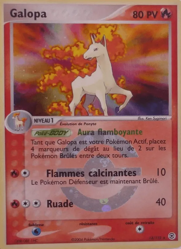 Galopa · EX Rouge Feu & Vert Feuille 13/112