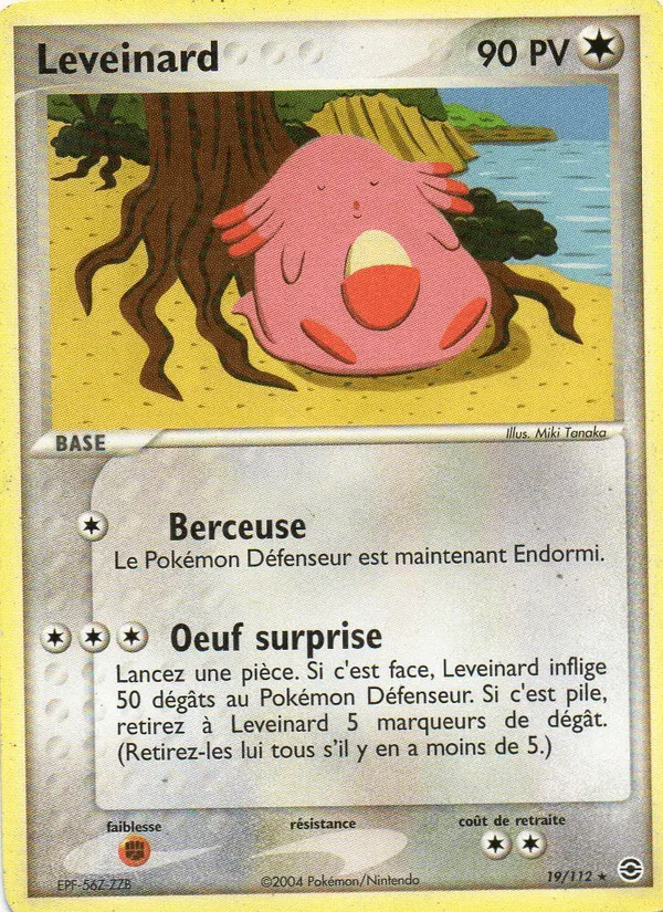 Leveinard · EX Rouge Feu & Vert Feuille 19/112
