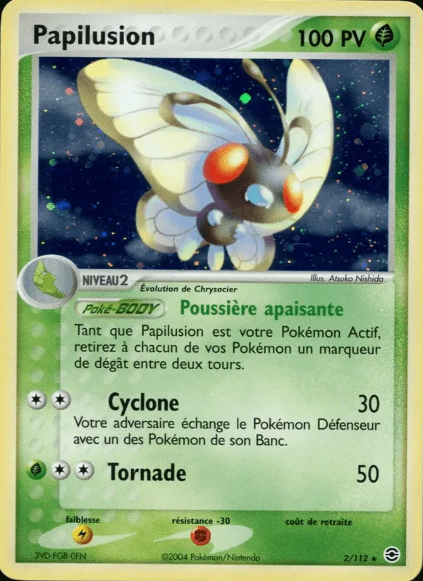 Papilusion · EX Rouge Feu & Vert Feuille 2/112