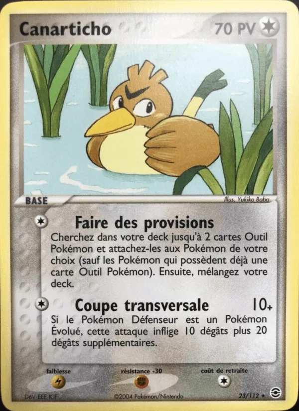 Canarticho · EX Rouge Feu & Vert Feuille 23/112