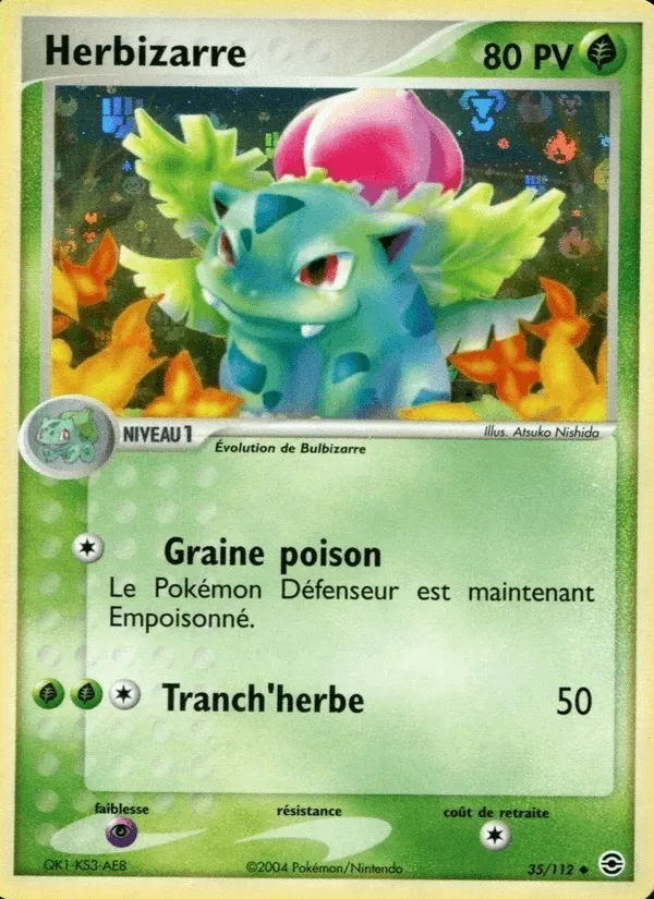 Herbizarre · EX Rouge Feu & Vert Feuille 35/112