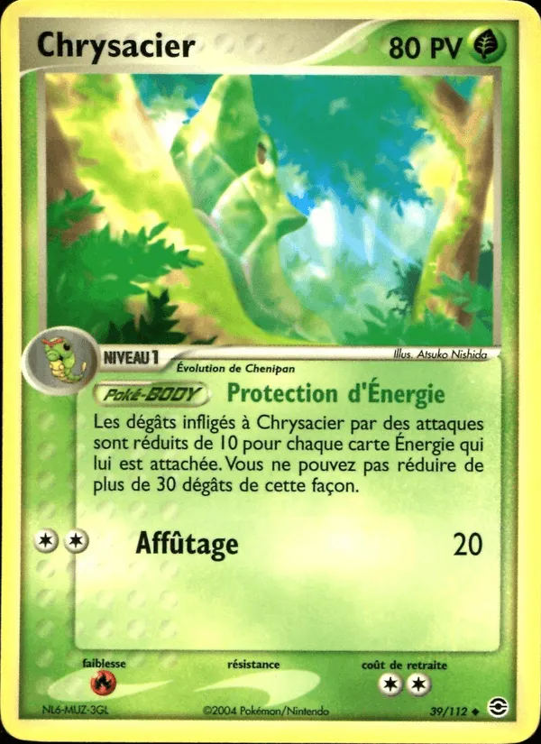 Chrysacier · EX Rouge Feu & Vert Feuille 39/112