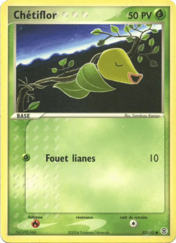 Chétiflor · EX Rouge Feu & Vert Feuille 53/112