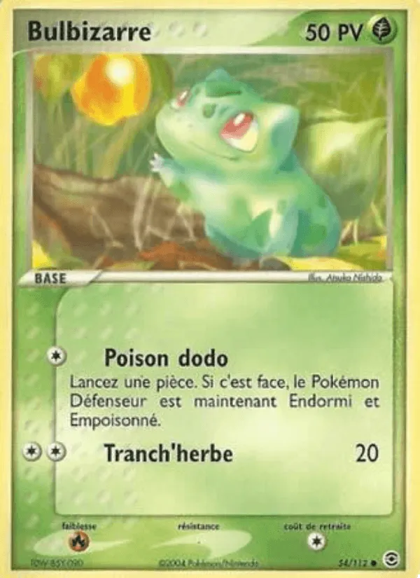 Bulbizarre · EX Rouge Feu & Vert Feuille 54/112